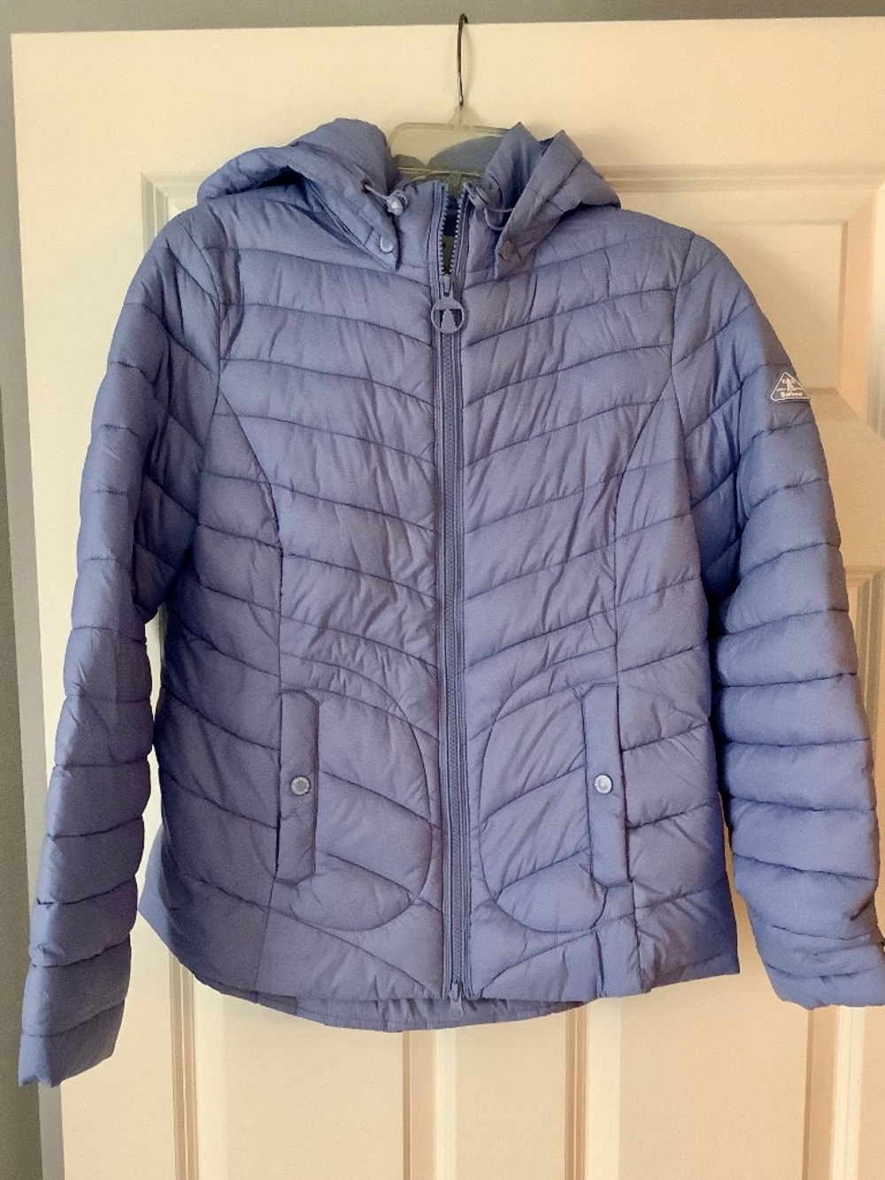 Barbour Jacket, Never Worn, Size 10, Removable Hood